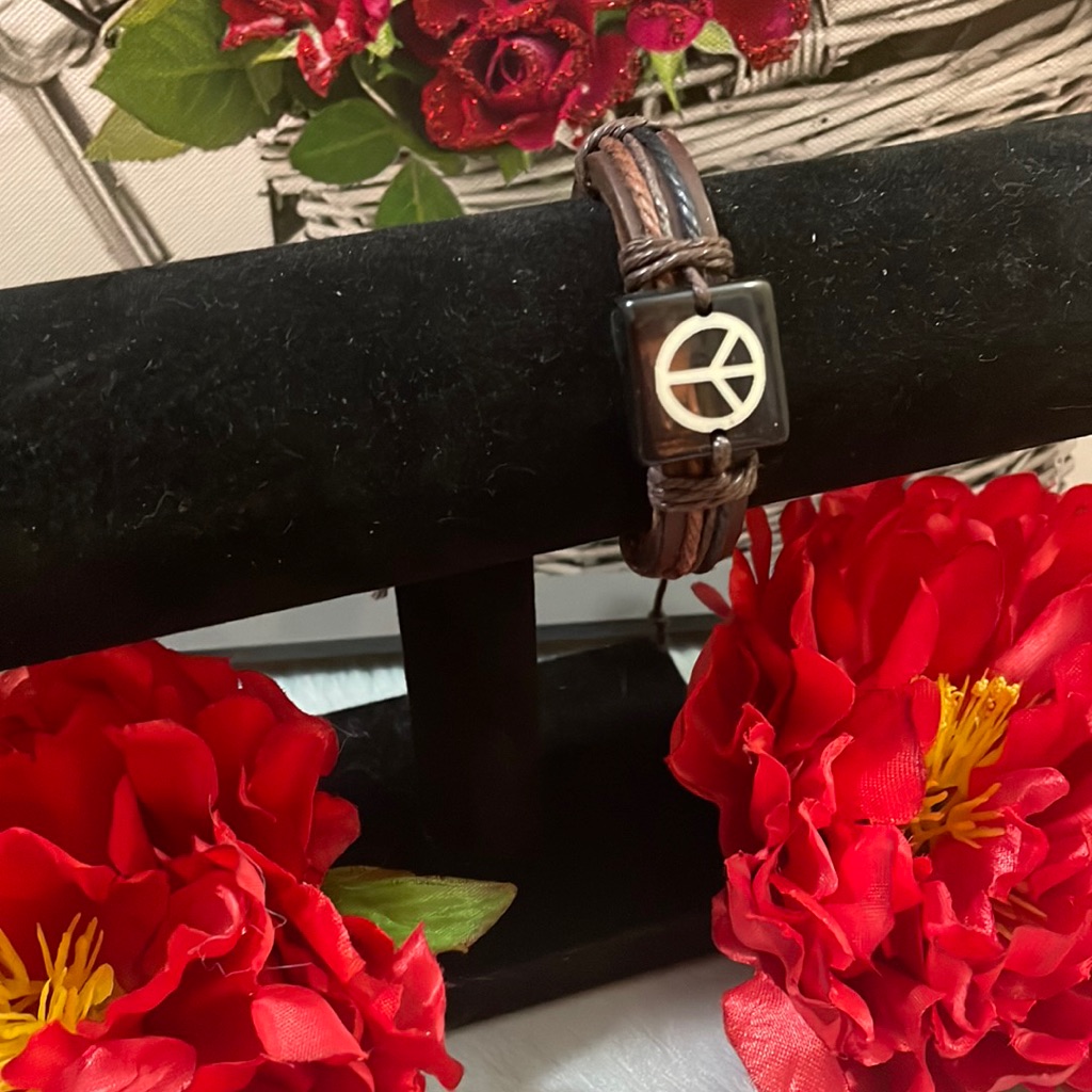 Peace Adjustable Bracelet
